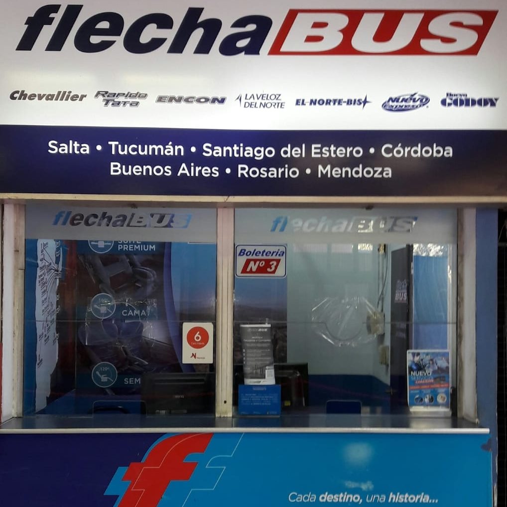 TERMINAL DE ÓMNIBUS: Flecha Bus - Boleteria 3 Terminal de Corrientes